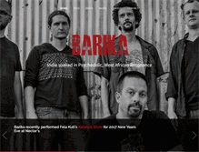 Tablet Screenshot of barikamusic.com